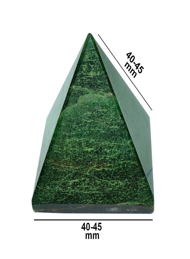 Crystu Natural Green Aventurine Pyramid for Reiki Healing and Crystal Healing Stone Pyramid Size 40-45 mm (Color : Green) Pack of 1 pc - Image 3